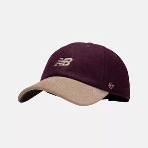 47 x New Balance Purple and Tan Suede Baseball Hat Classic Accessories